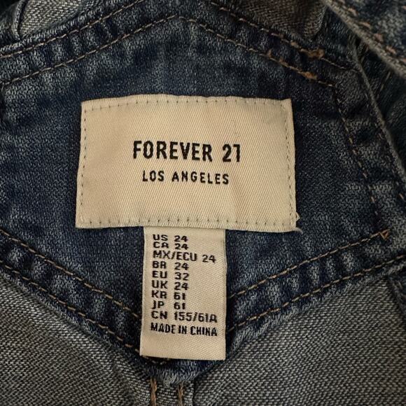 Forever 21 Denim Overalls - Picture 2 of 5